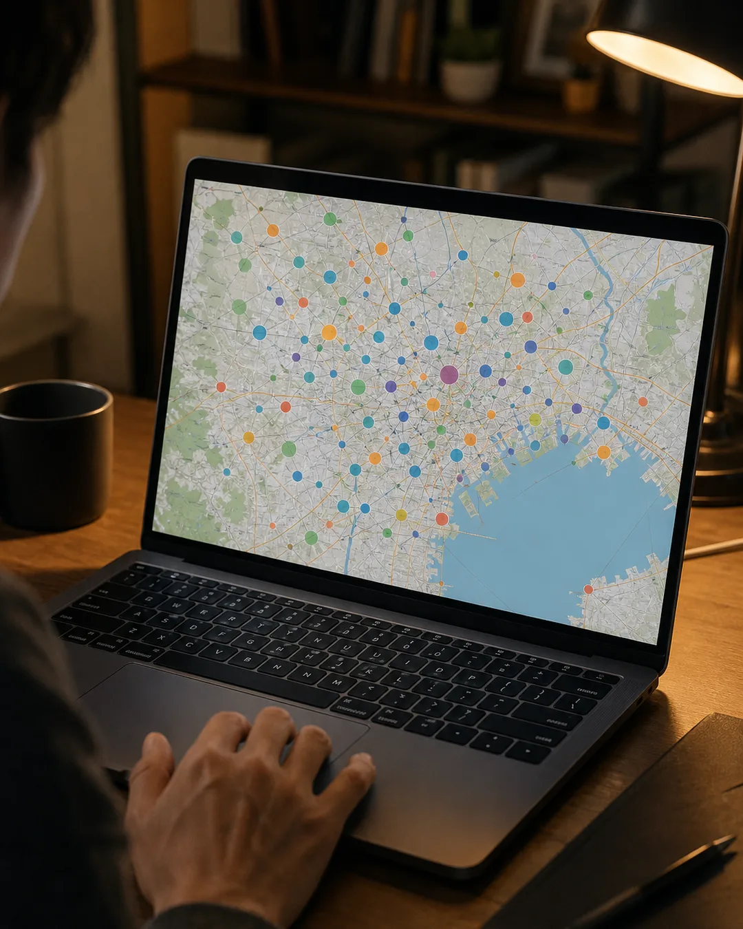 毎週30件を、10分で3件に絞る。マイソクPDFを地図に丸でプロット